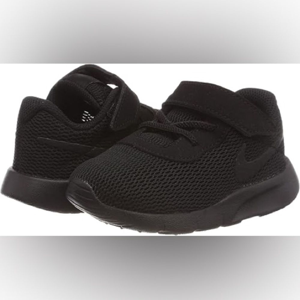 Nike Kids Black Tanjun Shoes Size 6C